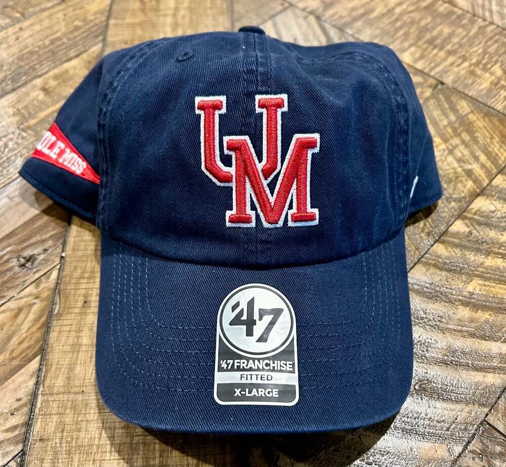 47 Brand Sure Shot Classic Franchise Fitted Hat Size XL Navy